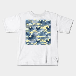 SOFT YELLOW CAMOUFLAGE DESIGN, IPHONE CASE AND MORE Kids T-Shirt